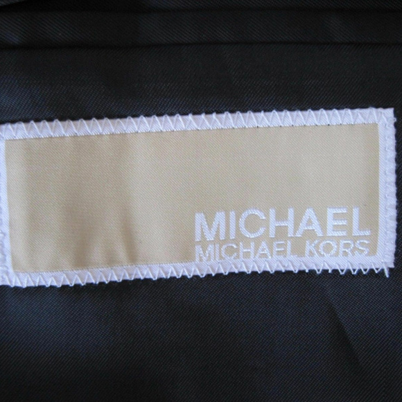 Michael Kors Mens 44L Navy Wool Blazer - Picture 8 of 8